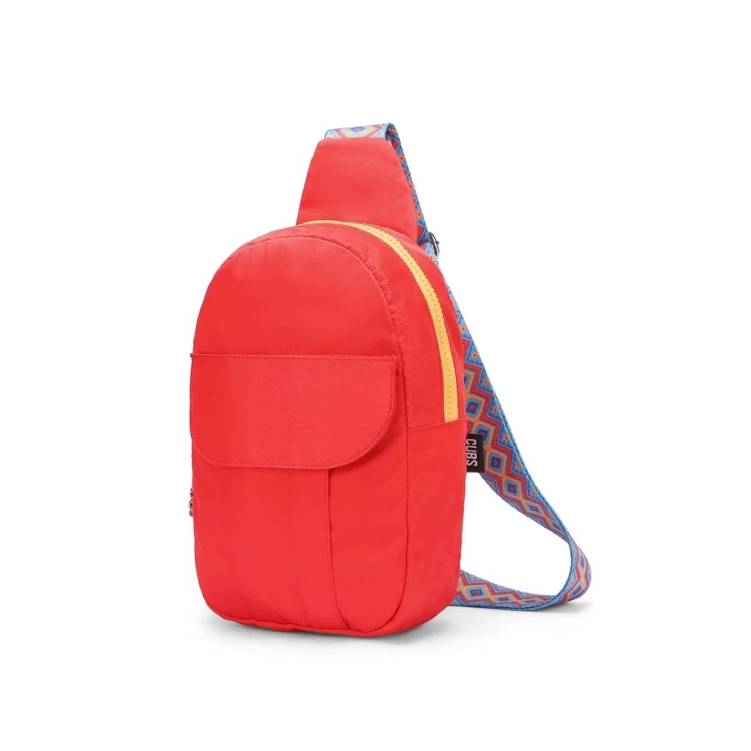 Front Locked Pocket Sling Bag