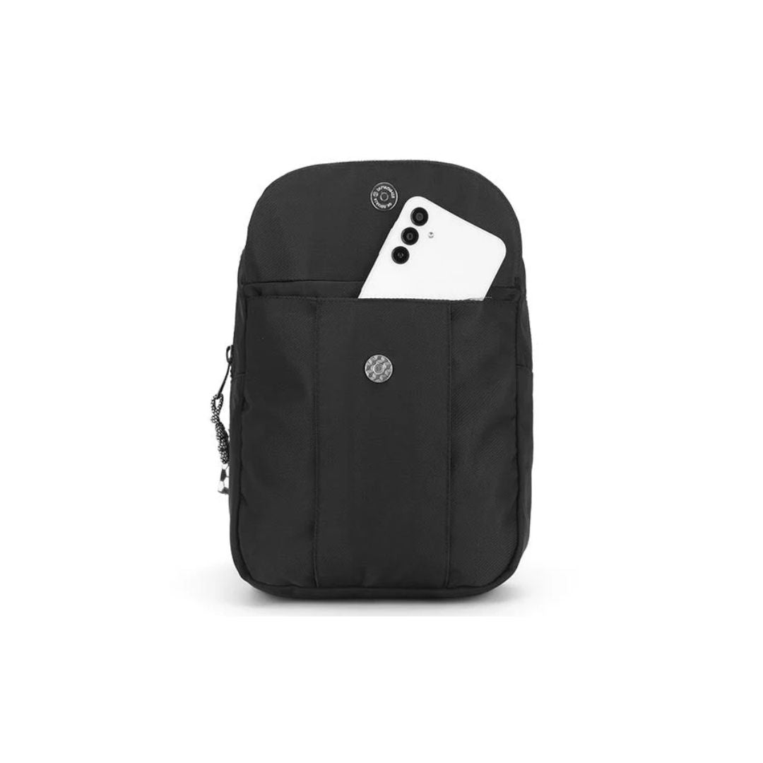 Front Locked Pocket Sling Bag