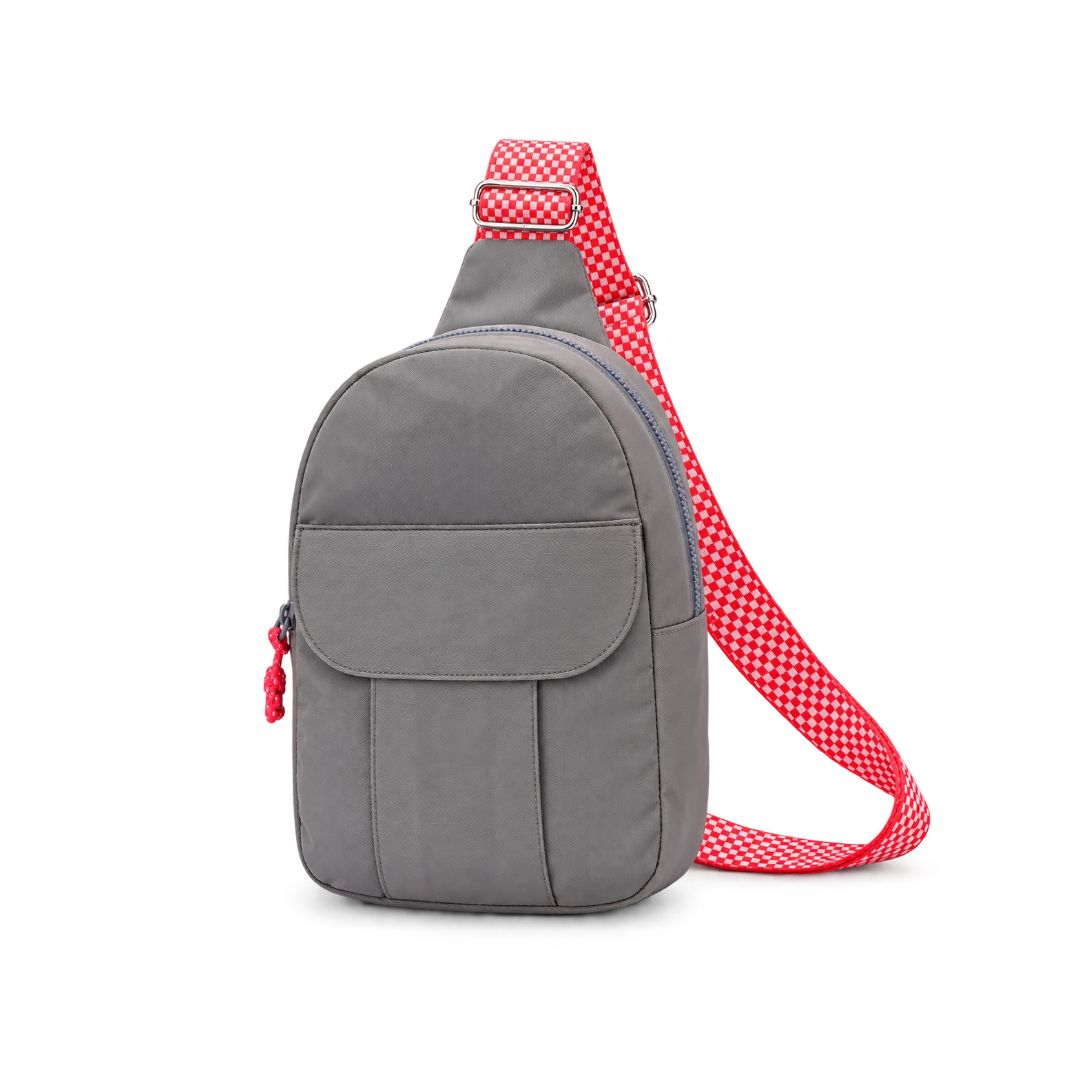 Front Locked Pocket Sling Bag