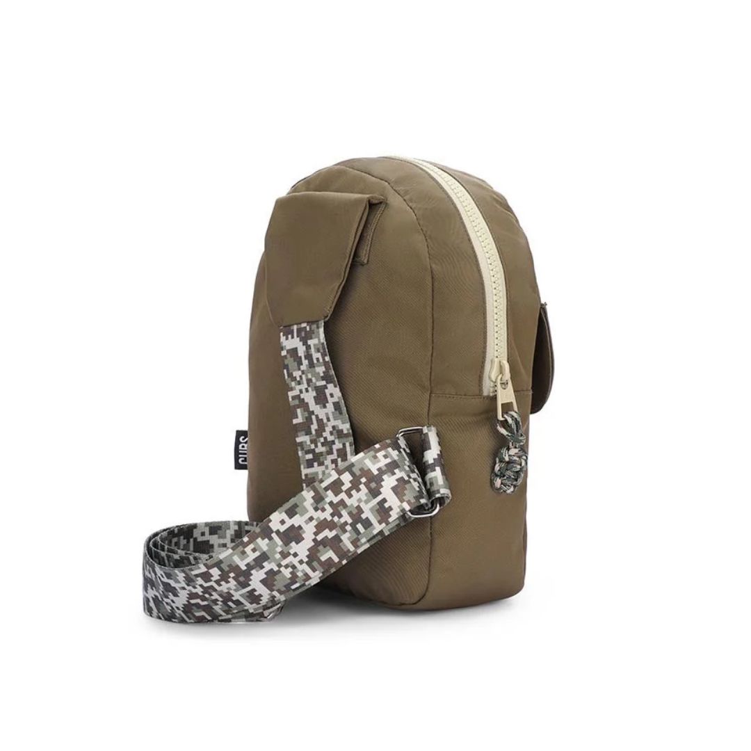 Front Locked Pocket Sling Bag