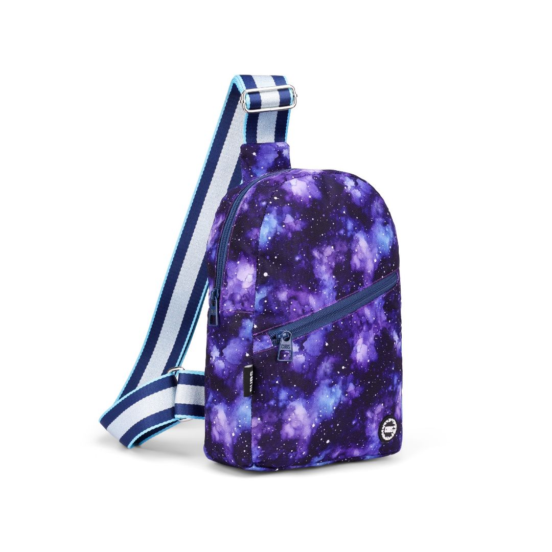 Front Zipper Sling Bag