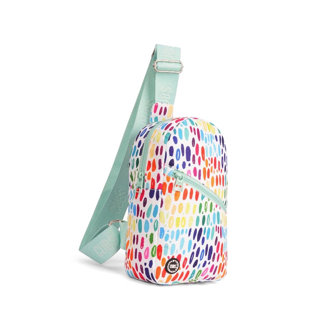 Front Zipper Sling Bag