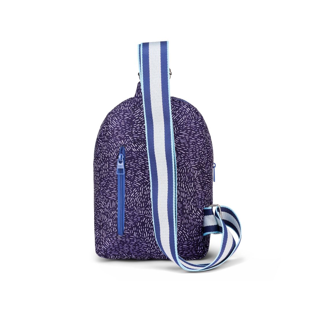 Front Zipper Sling Bag