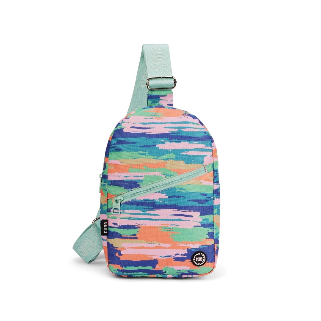 Front Zipper Sling Bag