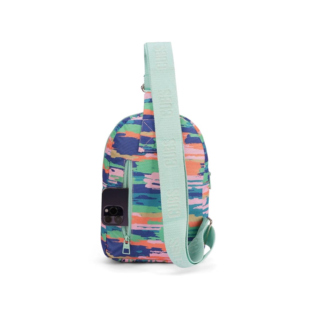 Front Zipper Sling Bag