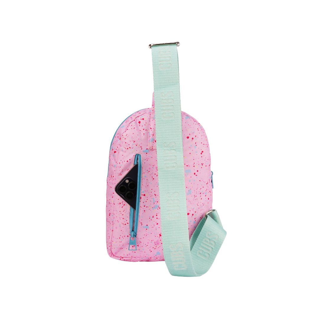 Front Zipper Sling Bag