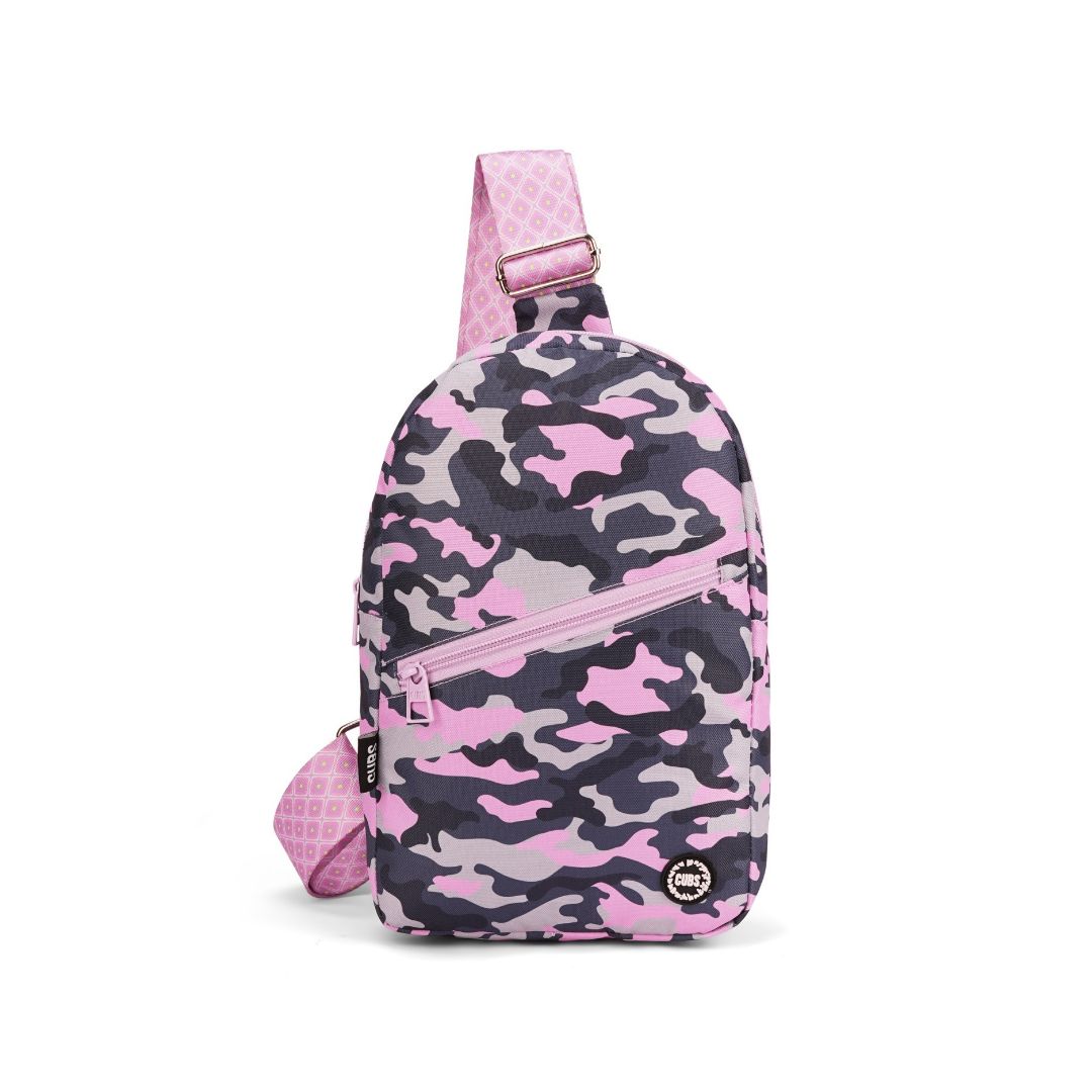 Front Zipper Sling Bag