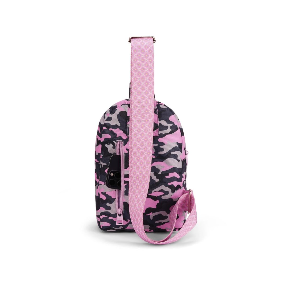 Front Zipper Sling Bag