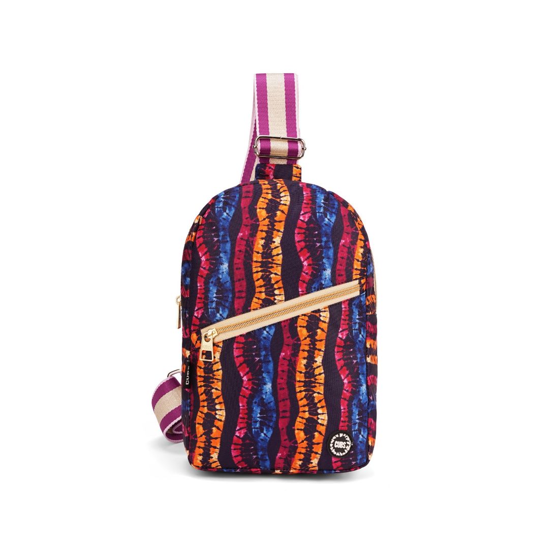 Front Zipper Sling Bag