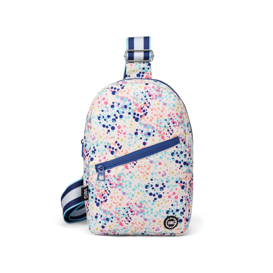 Front Zipper Sling Bag