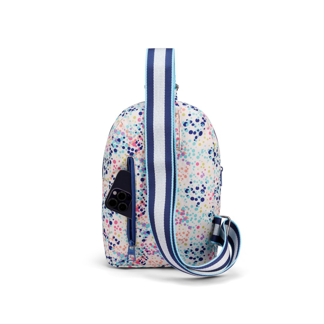 Front Zipper Sling Bag