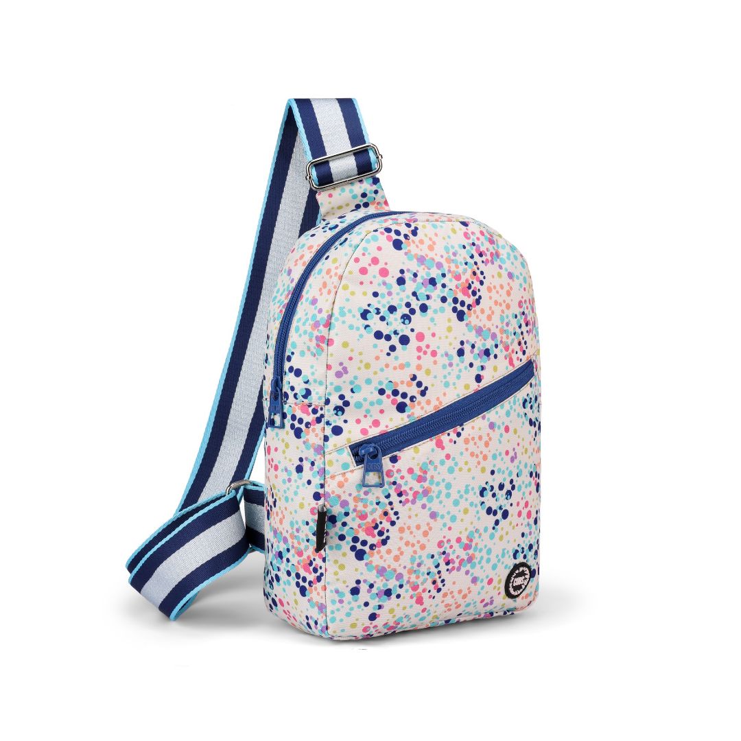 Front Zipper Sling Bag