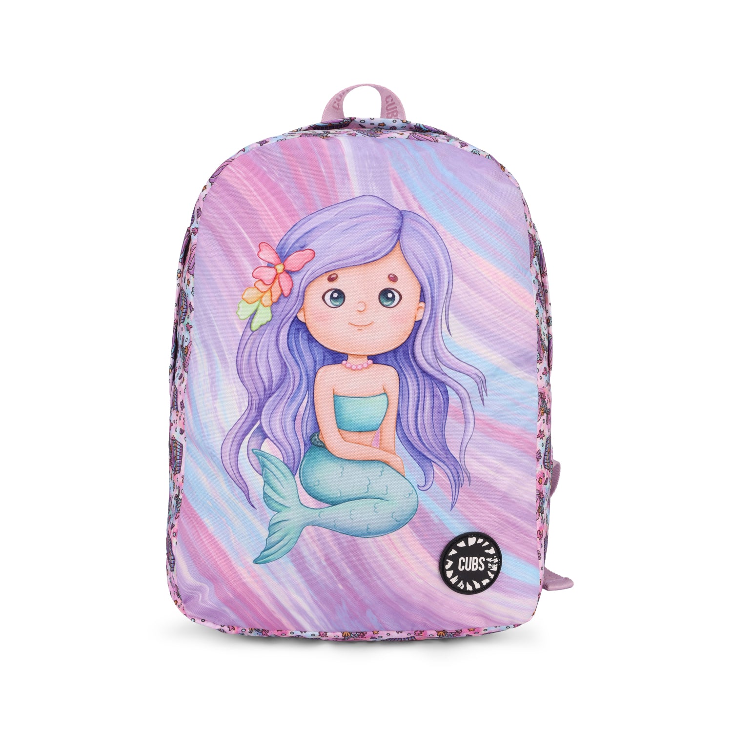 Lilac Cute Mermaid Backpack 30L