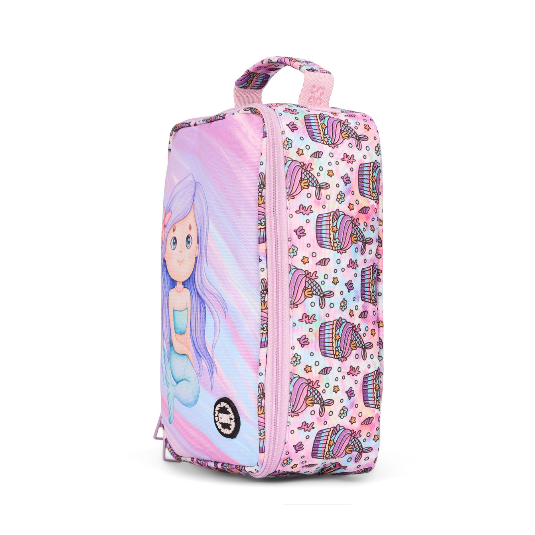 Lilac Cute Mermaid Lunch Bag 5L