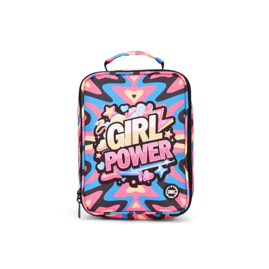 Girl Power Black Lunch Bag 5L