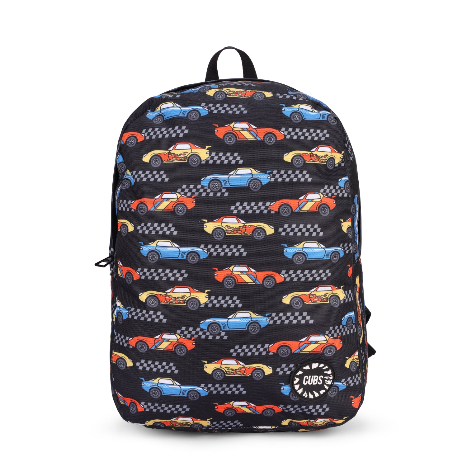 Black Racing Cars Backpack 30L