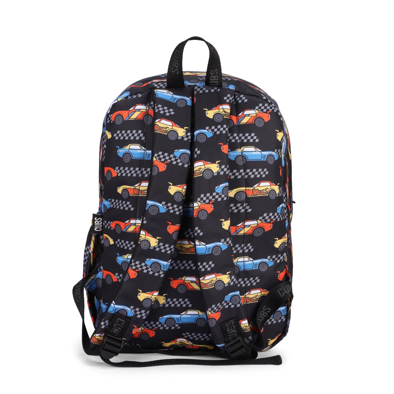 Black Racing Cars Backpack 30L