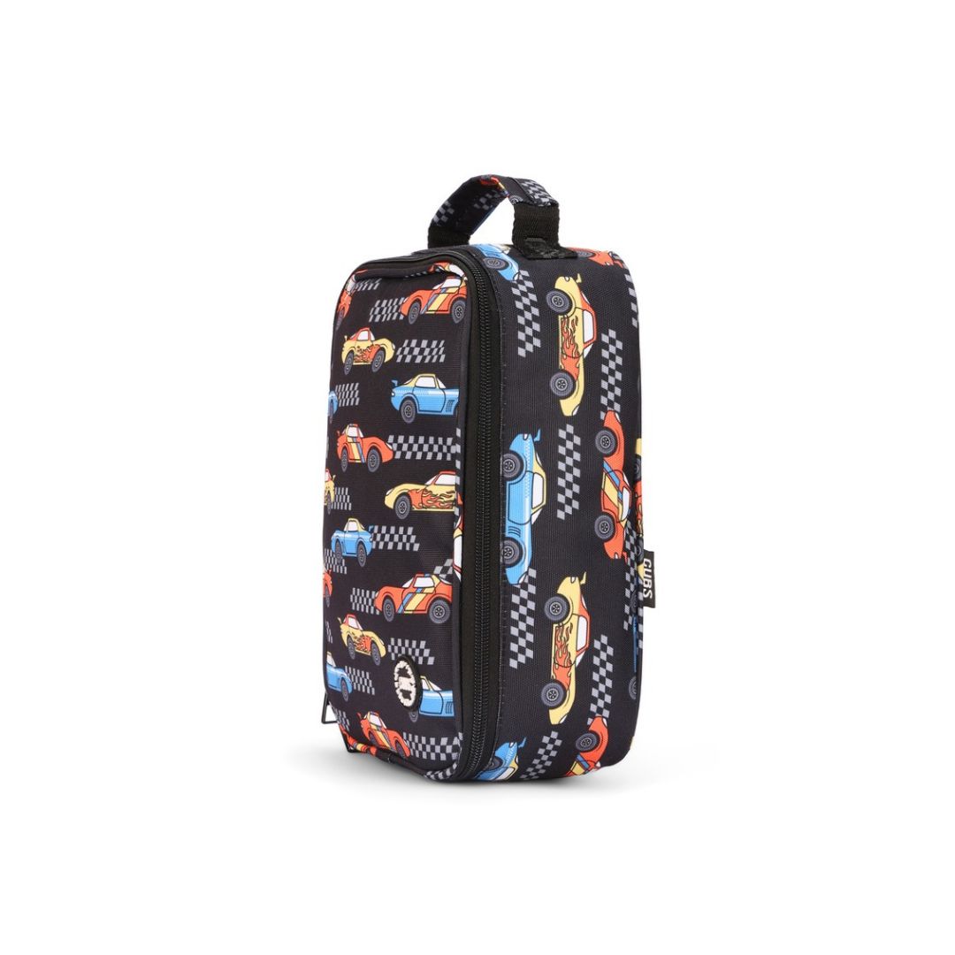 Black Racing Cars Lunch Bag 5L