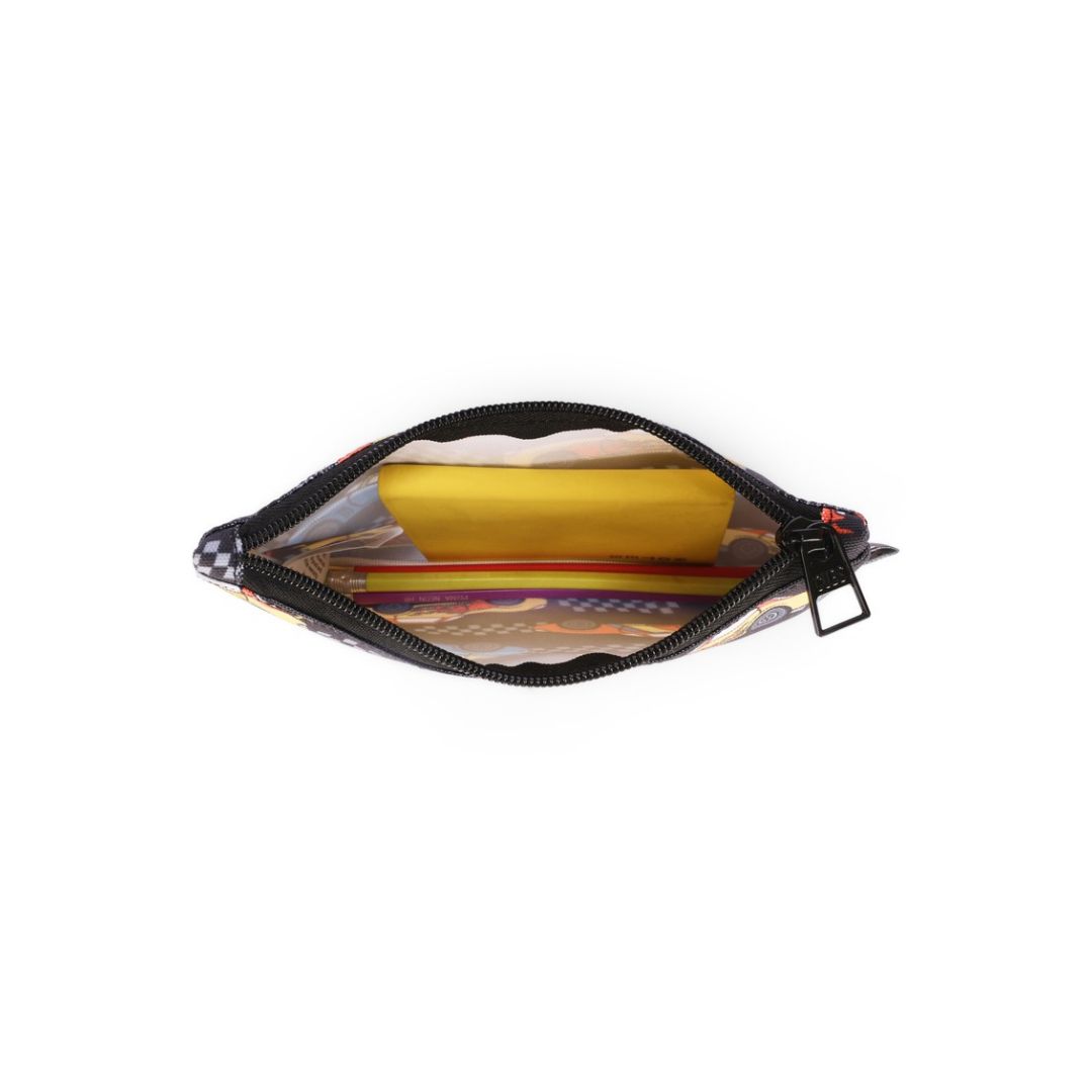 Black Racing Cars Pencil Case 1L
