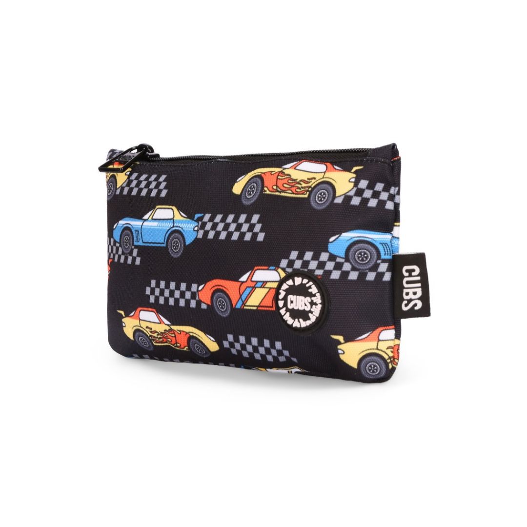 Black Racing Cars Pencil Case 1L