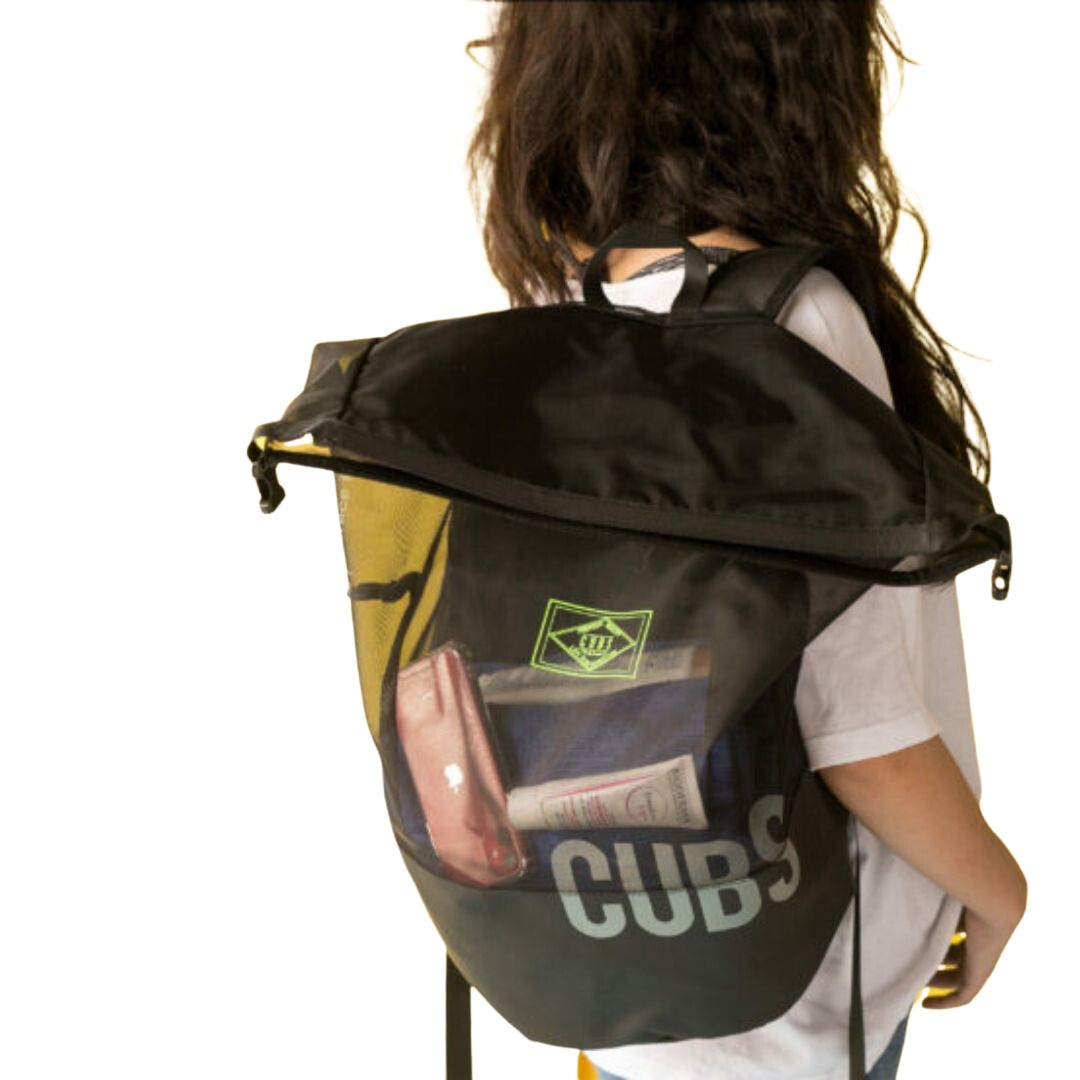 Mesh Sports Backpack -black