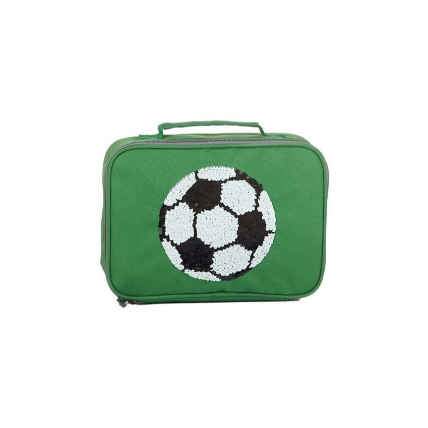 Football Flip Sequin Boys Lunch Bag