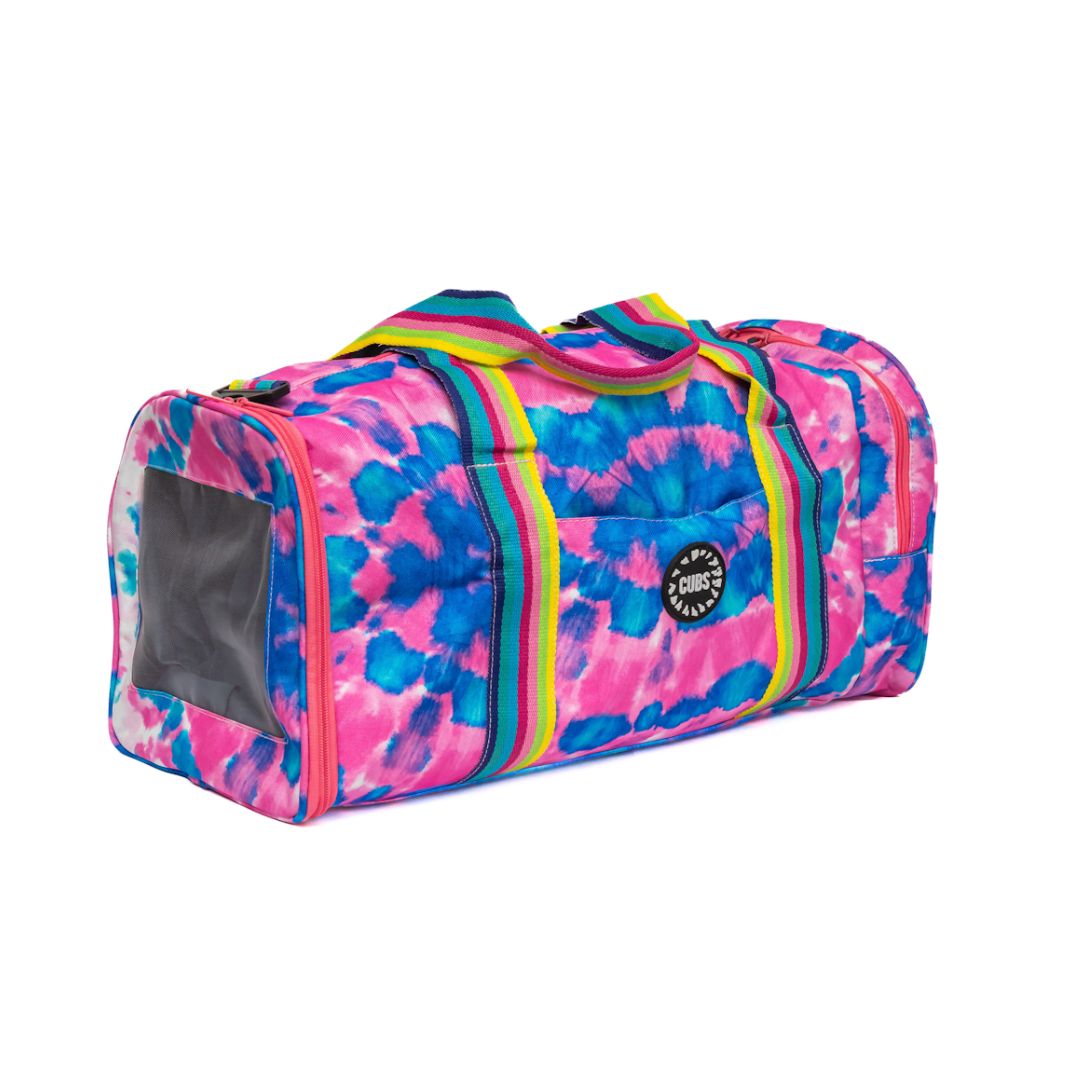 Sky Blue Tie Dye Duffle Bag