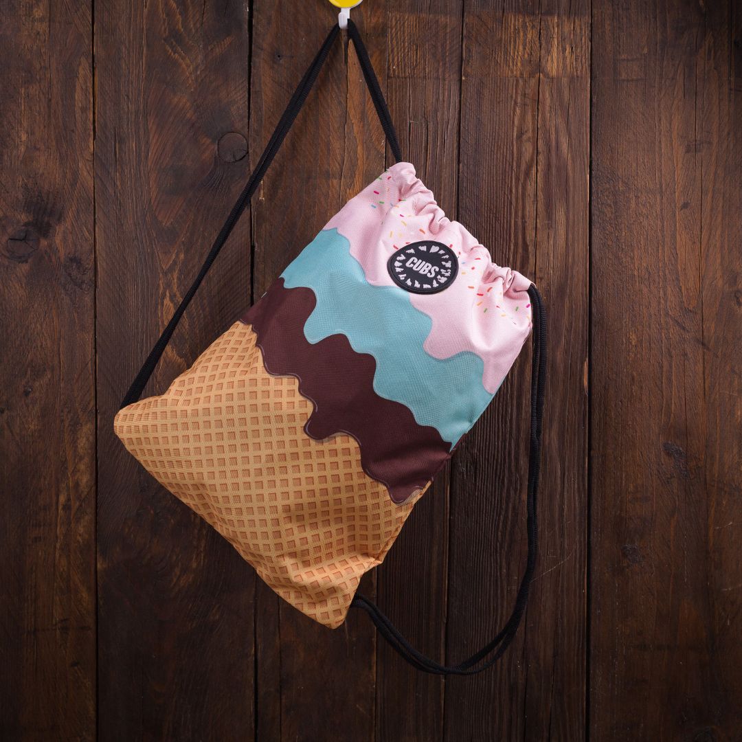 chocolate & Pastel ice cream Mesh Bag