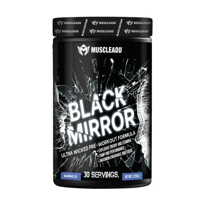 Blue Razz Black Mirror Pre-Workout