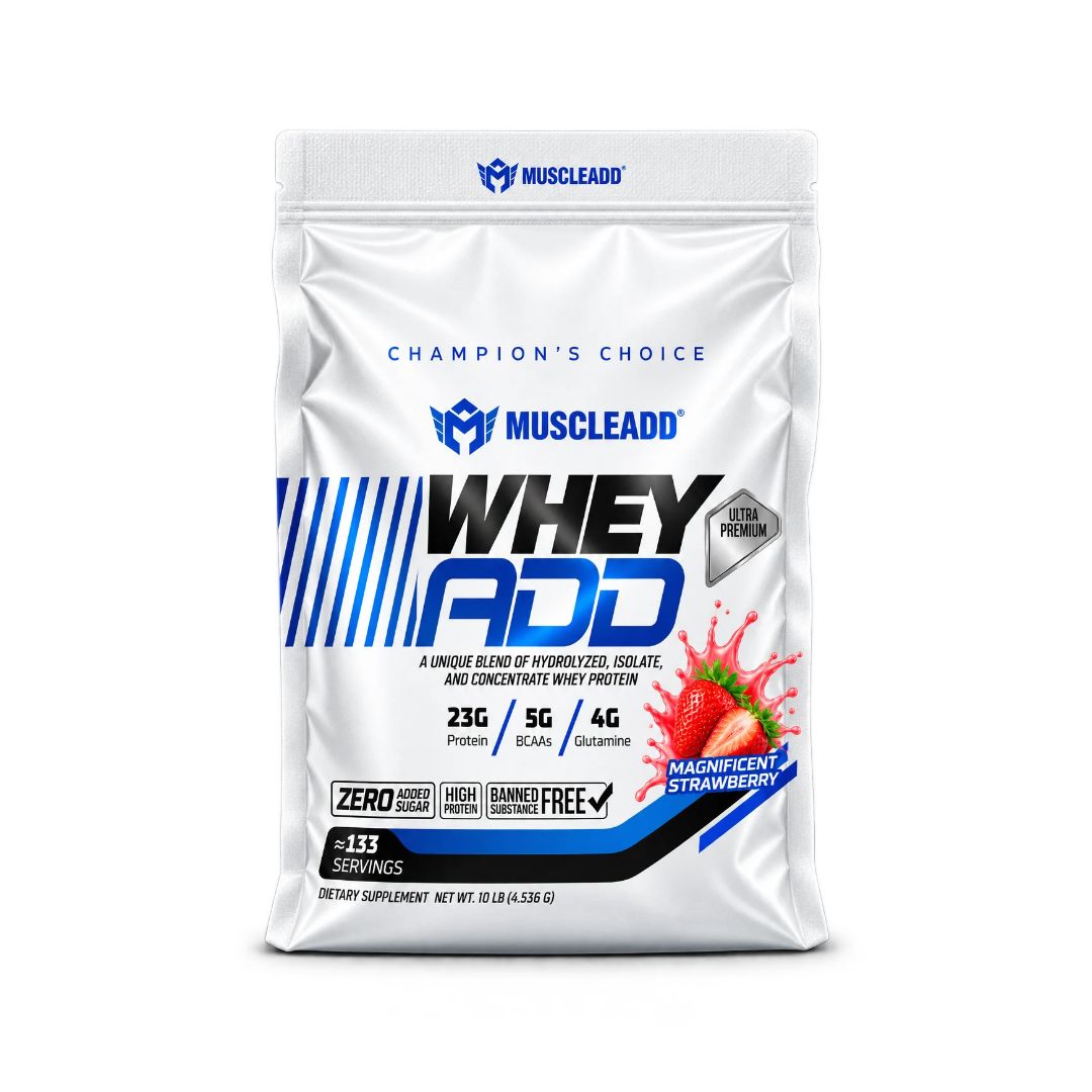 Whey Add - 133Serv - 4.5kg - Magnificent Strawberry