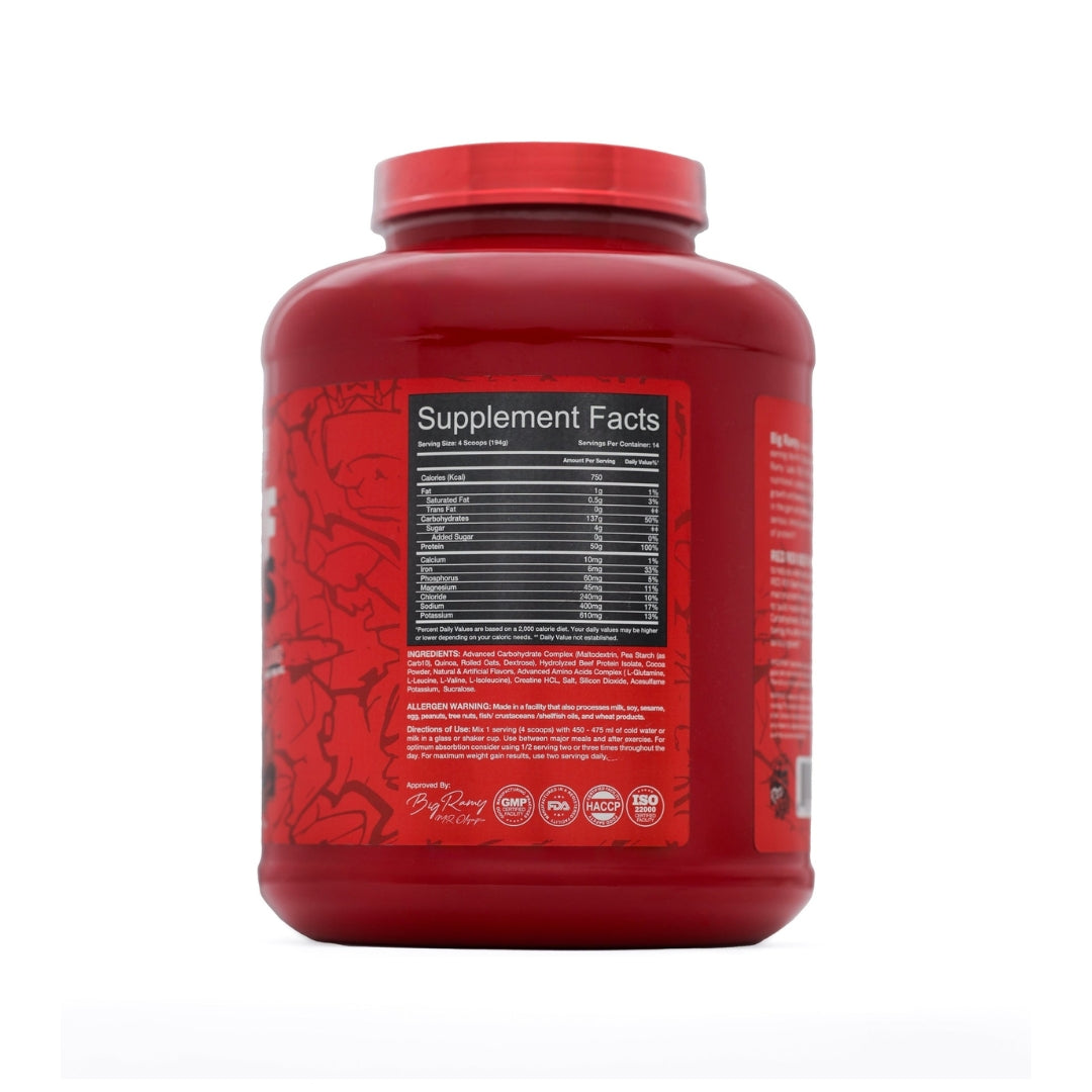 Beef Mass Vanilla - 6 LB