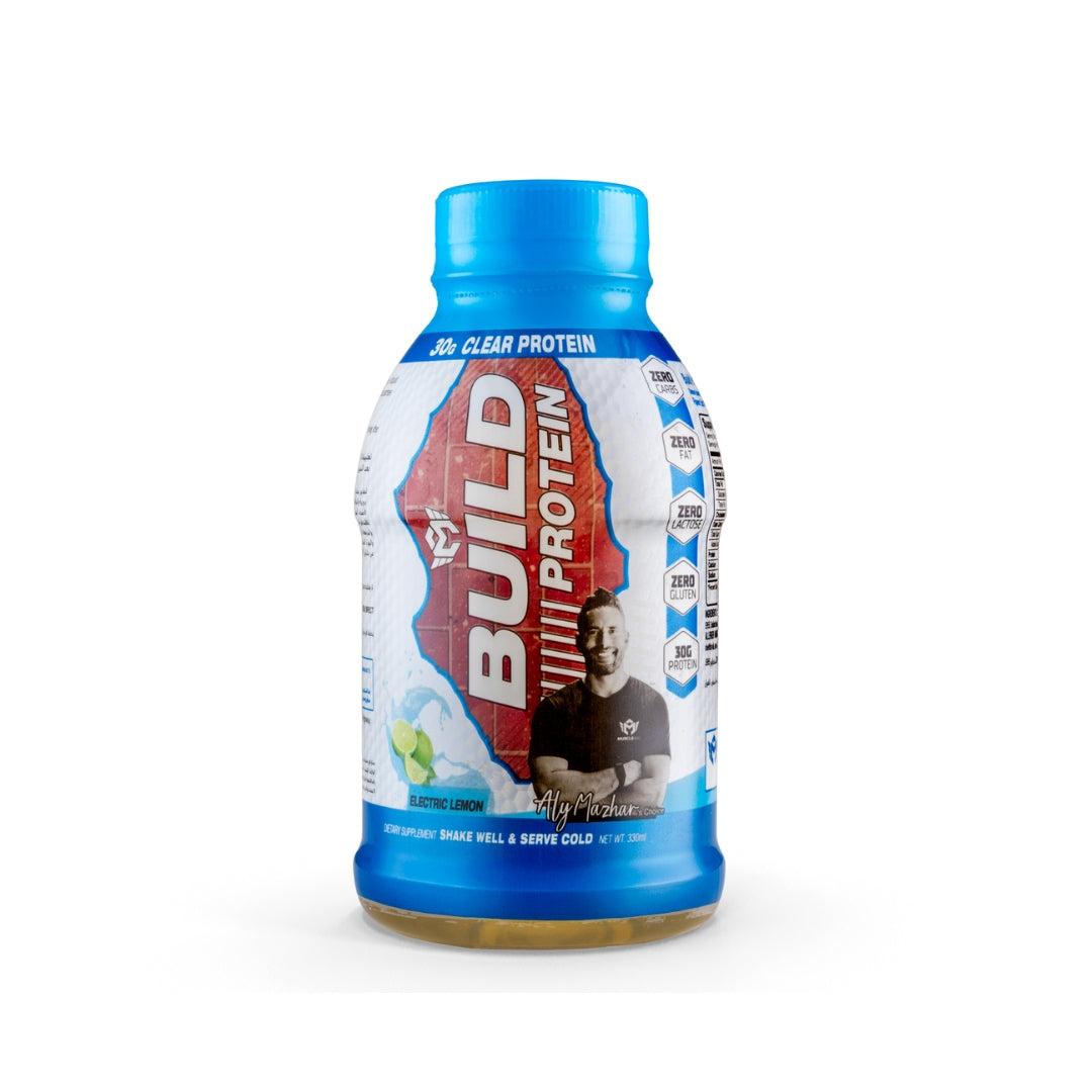 Muscle Add Liquid Build Protein 1Serv 330ML Electric Lemon