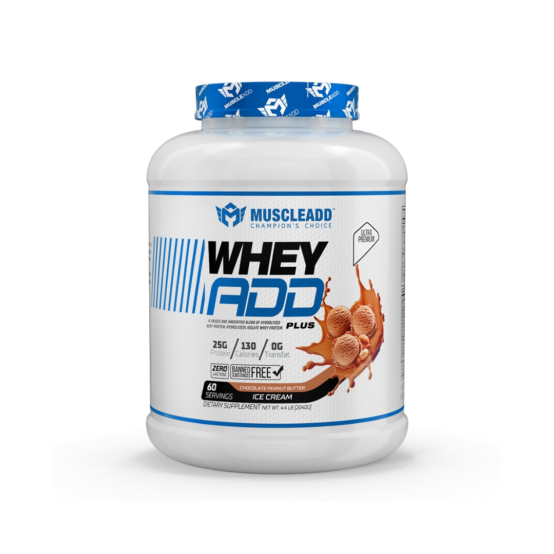 Muscle Add Whey Add Plus 60Serv. 2040G Chocolate Peanut Butter Ice-cream