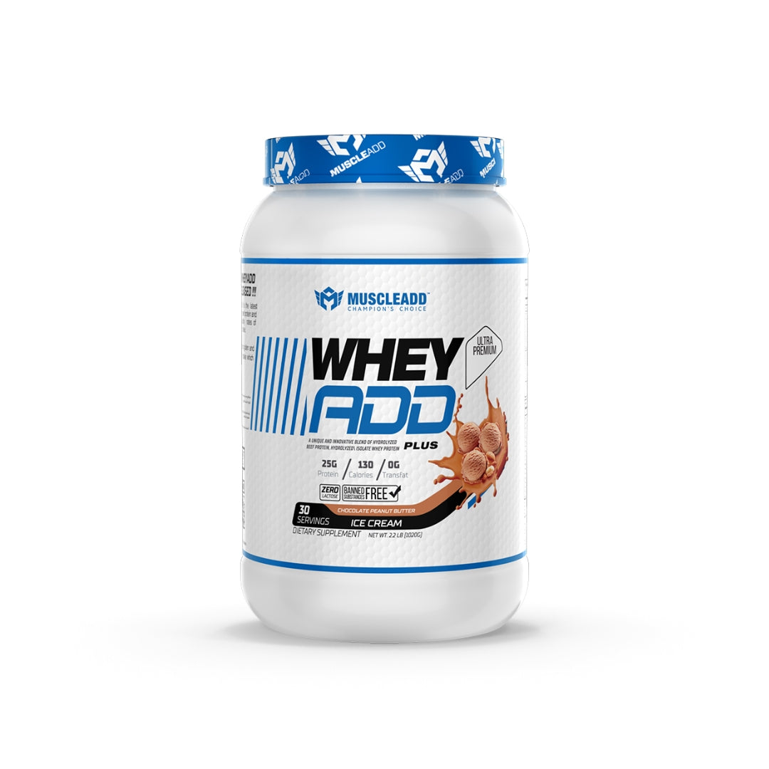 Muscle Add Whey Add Plus 30Serv. 1050G Chocolate Peanut Butter Ice-cre