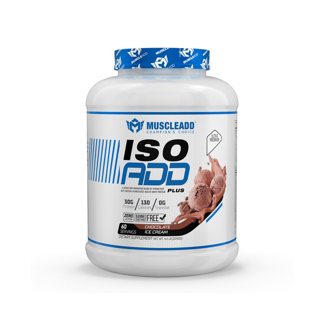 Muscle Add Iso Add Plus 60Serv. 2040G. Chocolate Ice Cream
