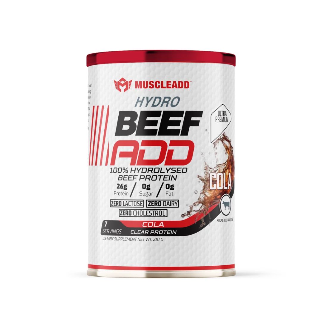 Hydro Beef Add 100% Hydrolyzed Beef Protein - 7Serv - 210G - Cola