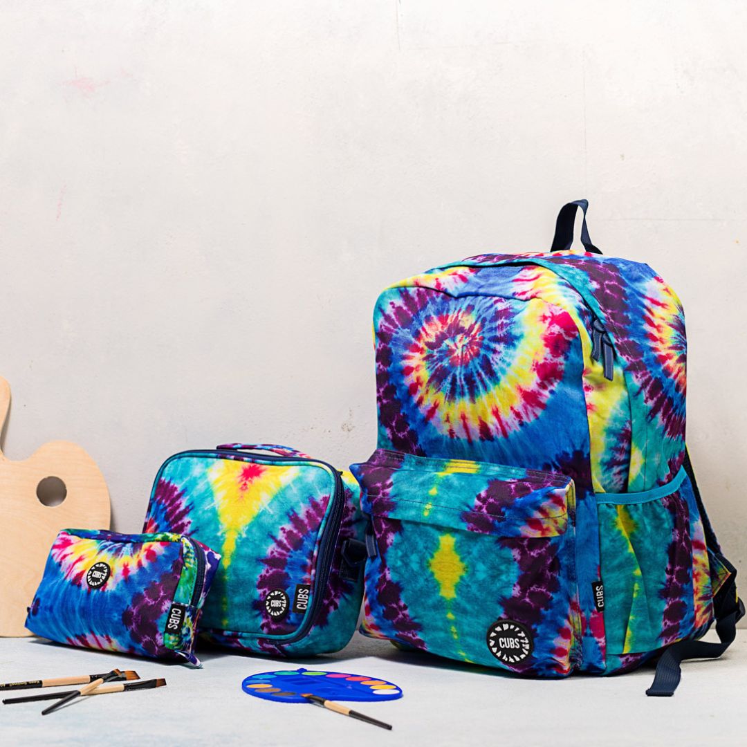 Turquoise Tie-Dye 2 Junior Student Backpack