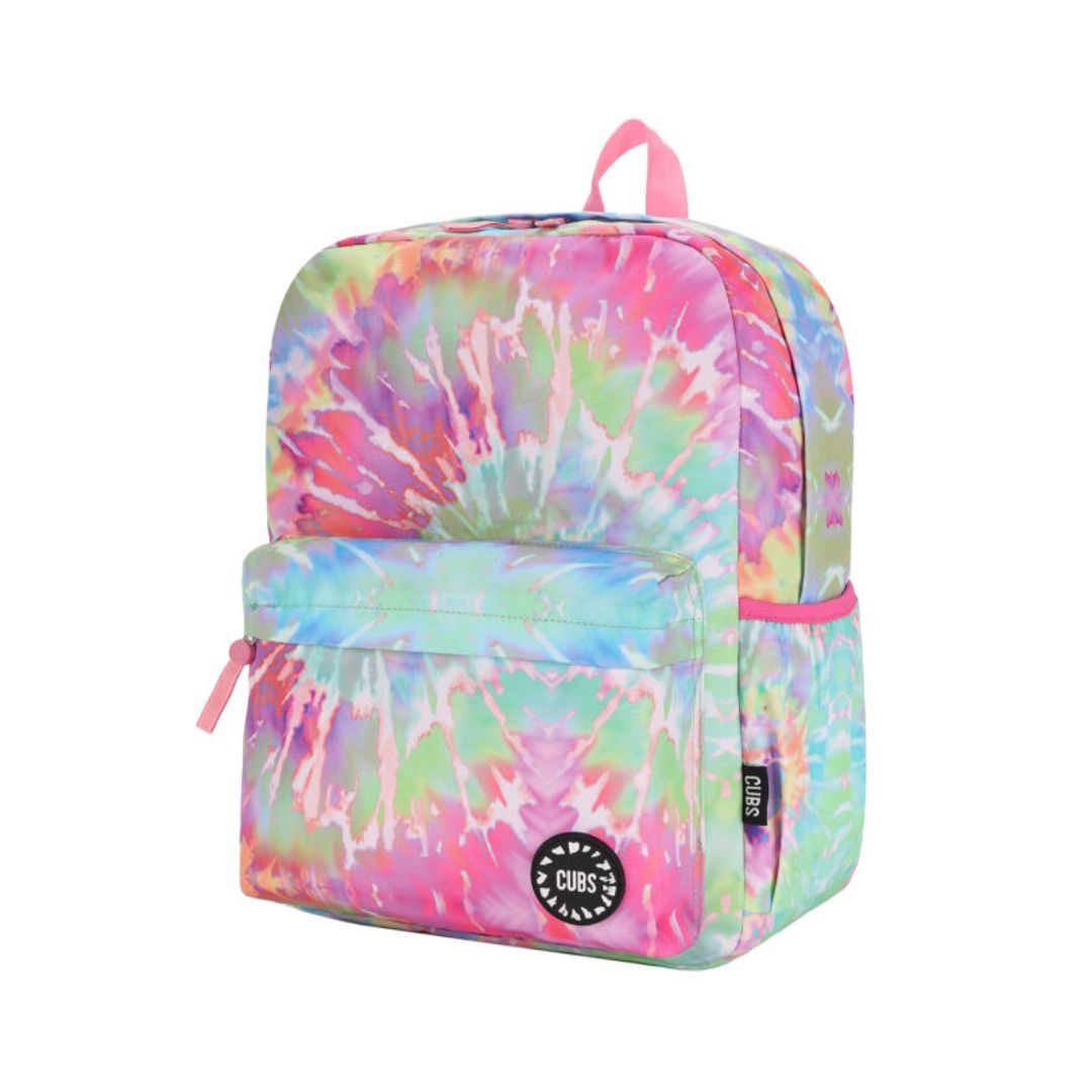 Junior Student Baby Blue Tie-Dye Backpack