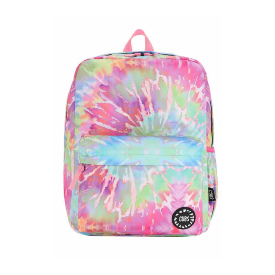 Junior Student Baby Blue Tie-Dye Backpack