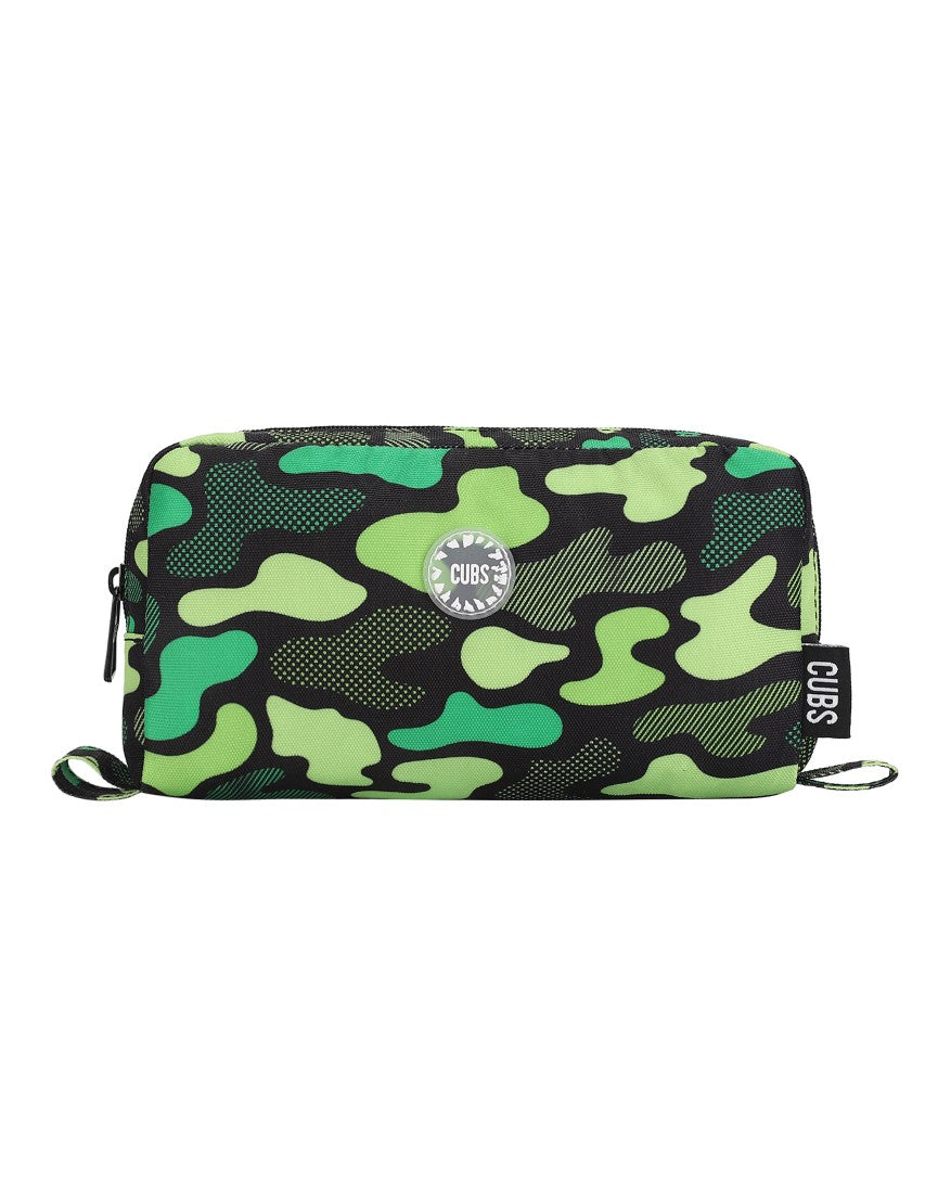 Football Green Camo Pencil Case