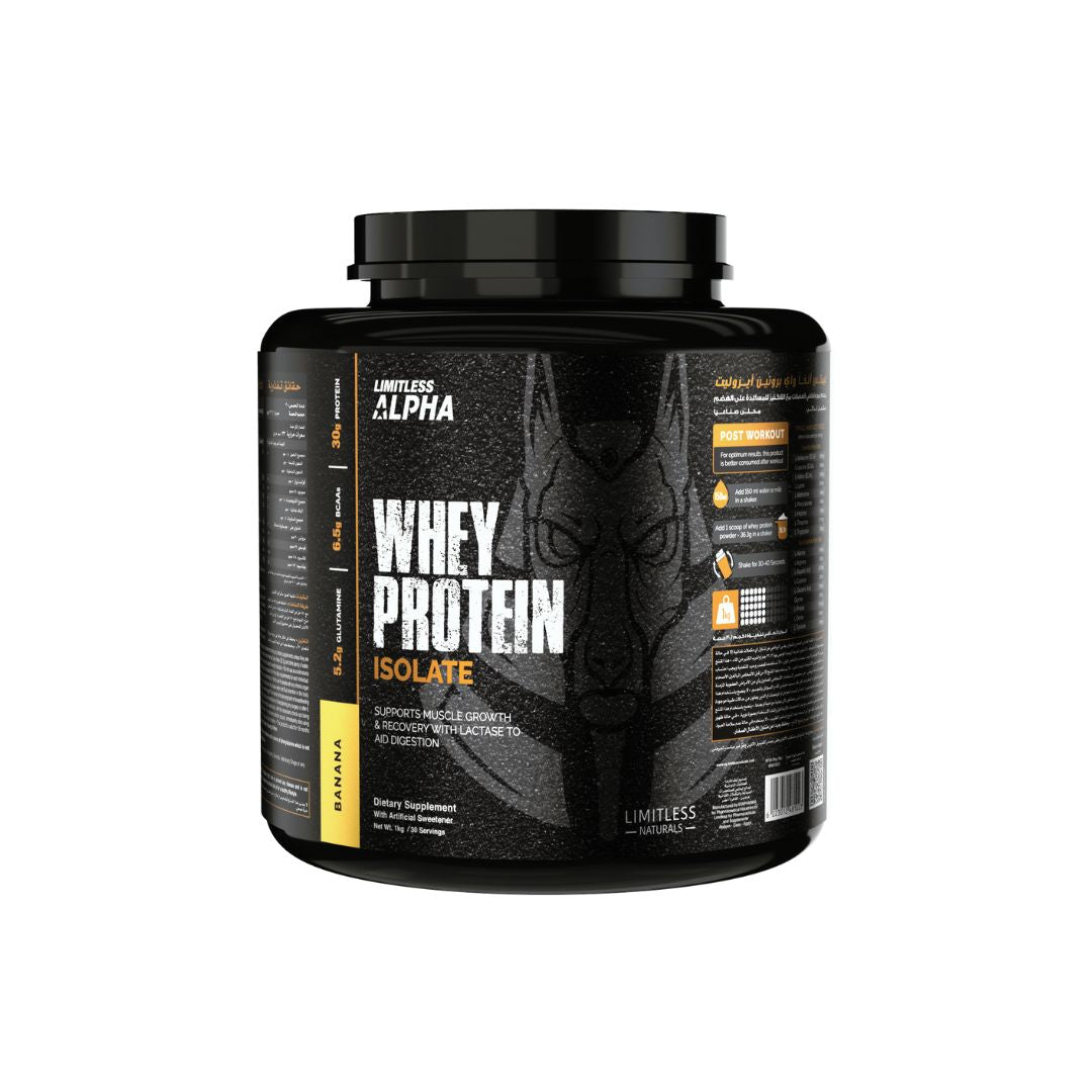 Whey Protein Isolate 30 Servings Banana