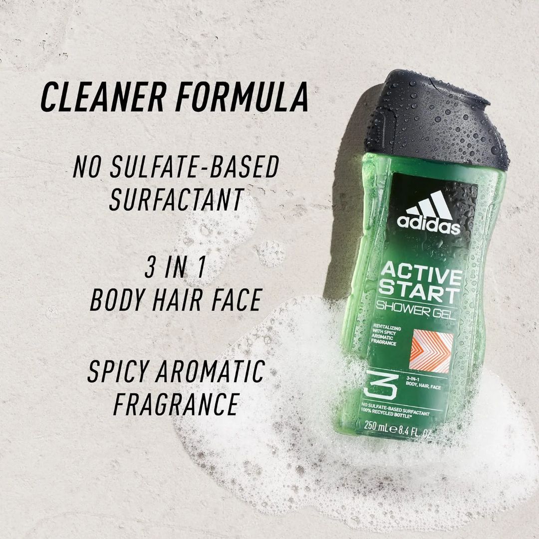 Active Start 3-In-1 Shower Gel - 250ml