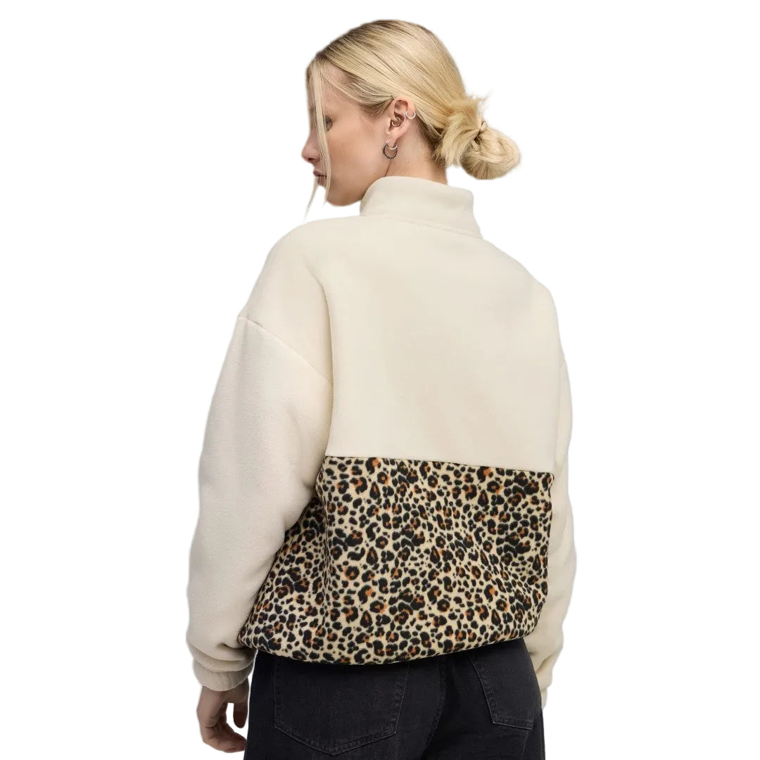 Essentials Graphic Animal Print Crewneck Sweatshirt