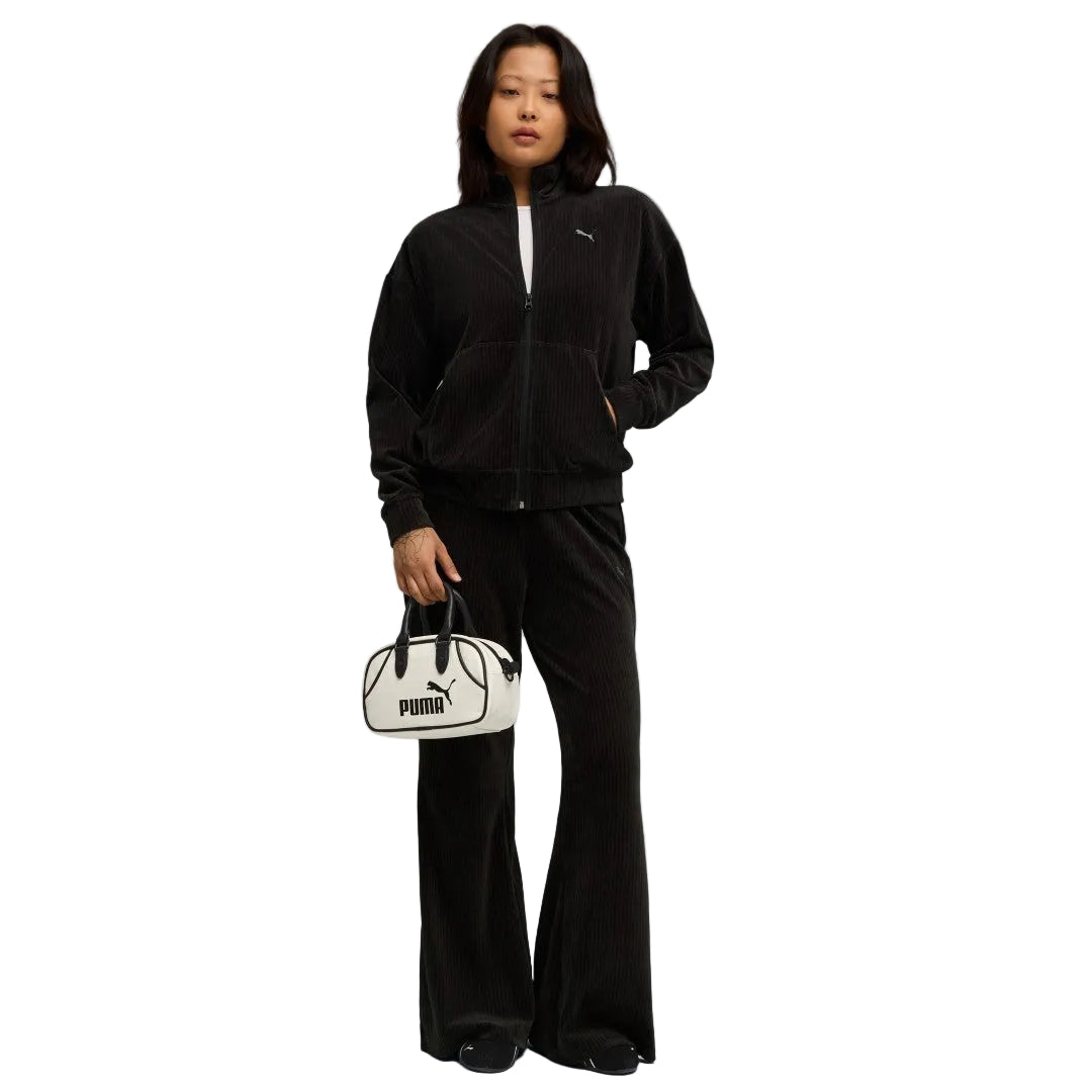 Velour Ribbed Relaxed Suit