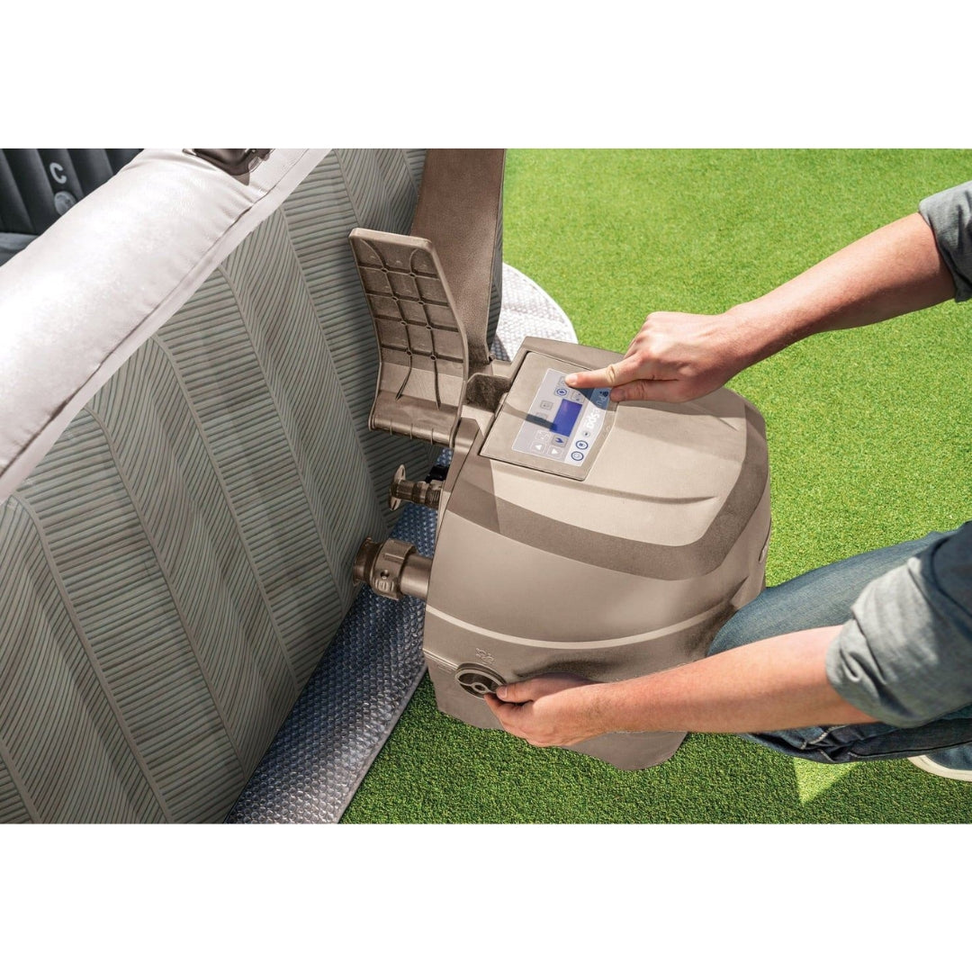سبا فقاعات مربع فاخر PureSpa Chevron لعدد 6 أشخاص