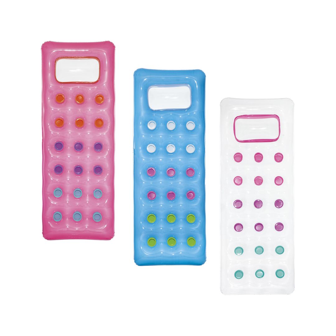 Summer Colors Transparent Floating Mat