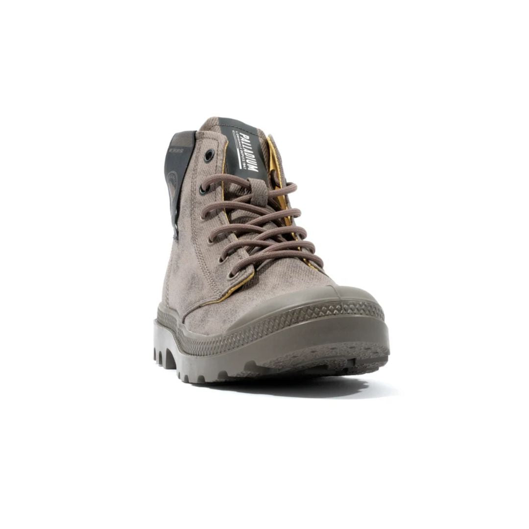Military-Inspired Canvas Boot
