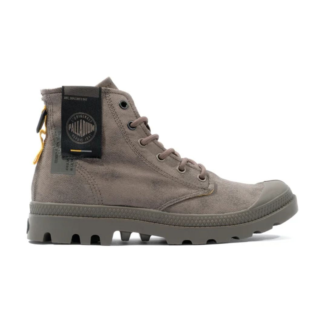 Military-Inspired Canvas Boot