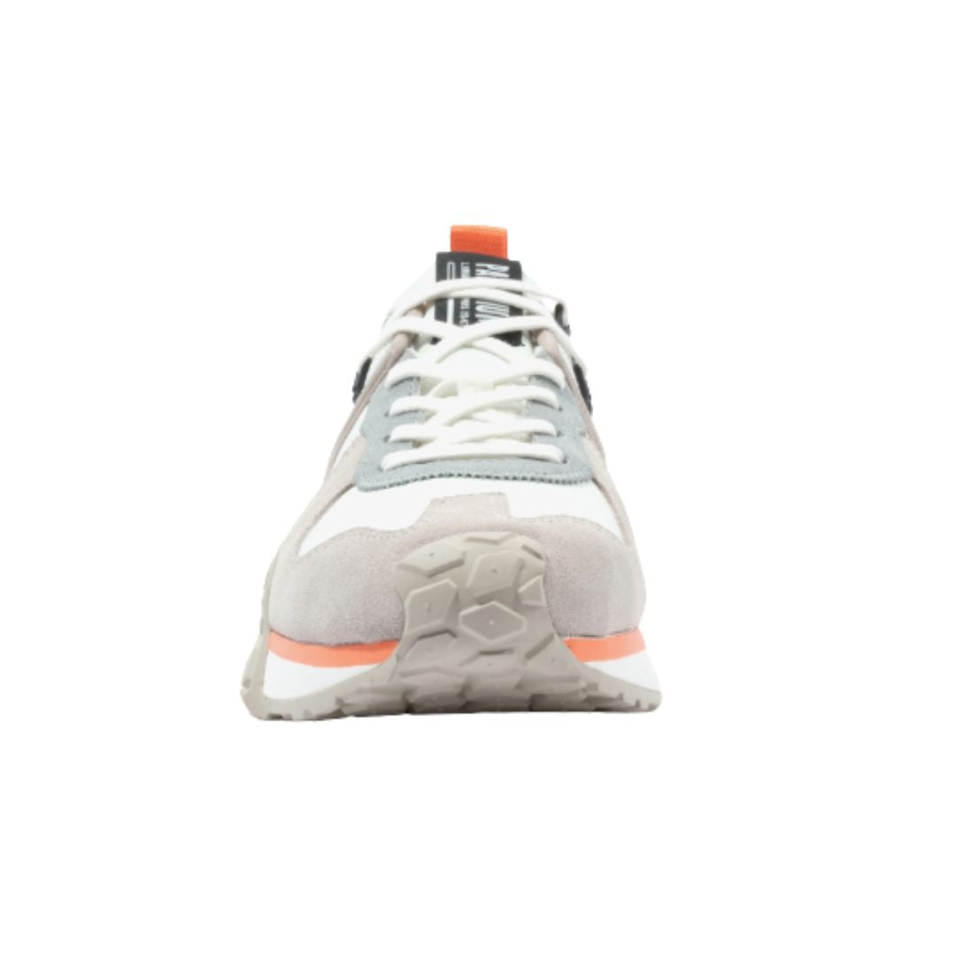 Low Top Mixed Material Sneaker