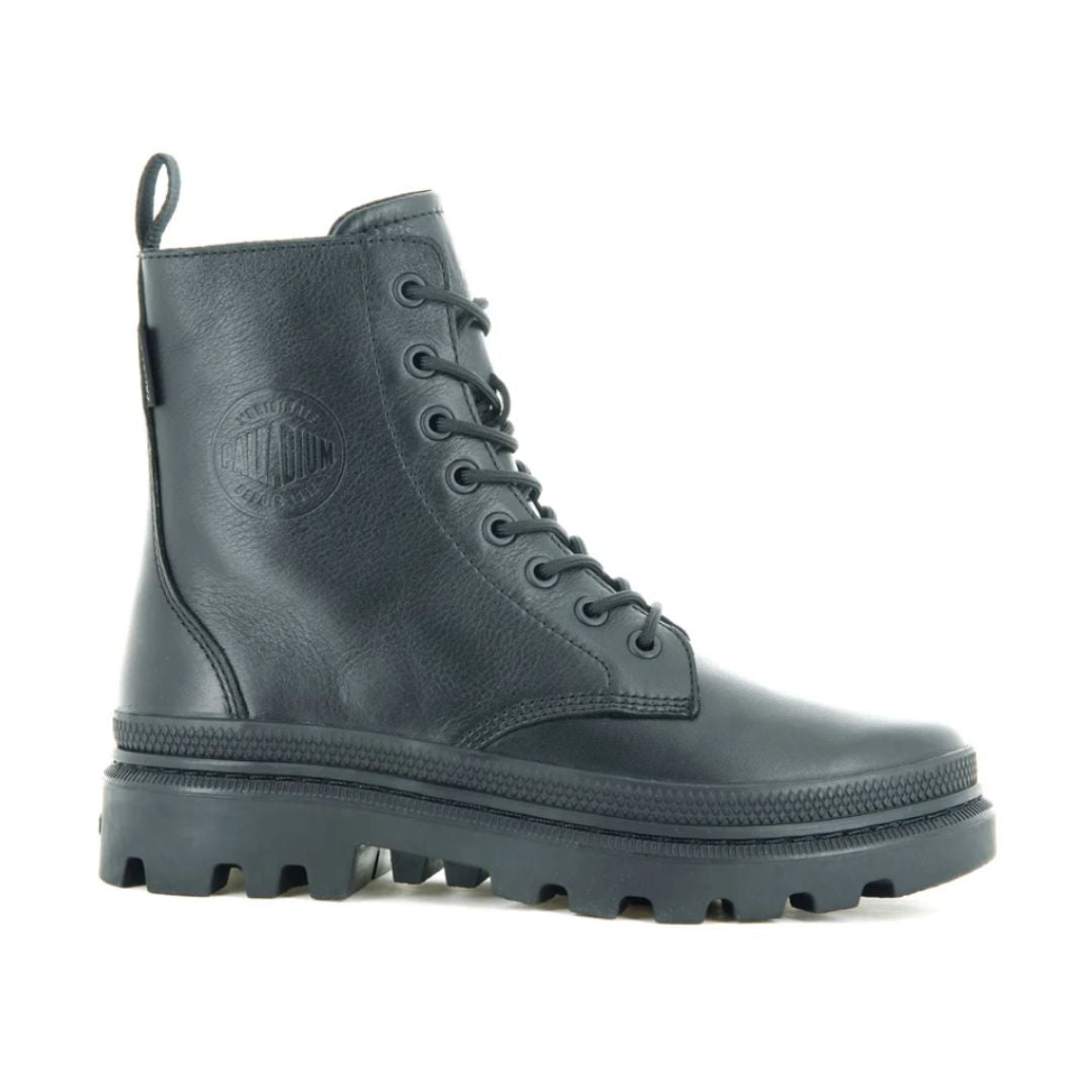 Officer Leather High-Ankle Boots